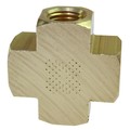 Coilhose Pneumatics Cross 1/4" FPT Brass X004